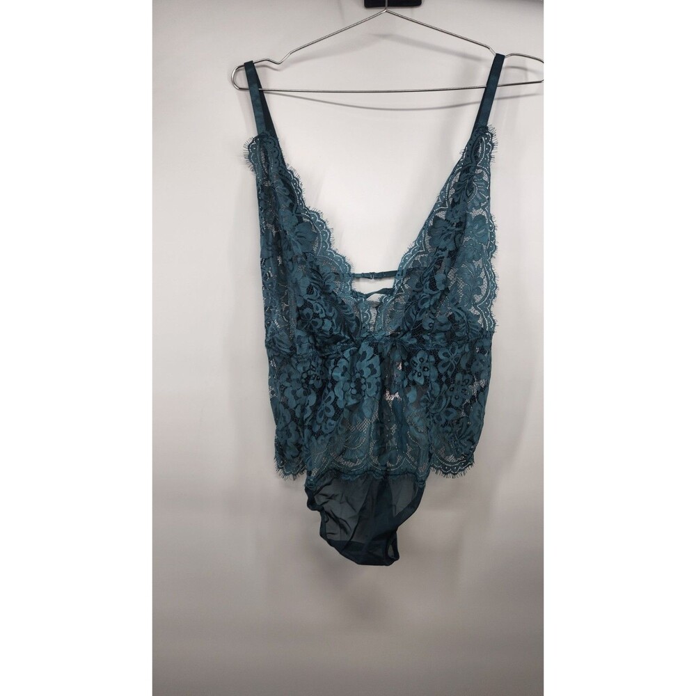 Adore Me Women's Blue XL Annushka Unlined Bodysuit NWT